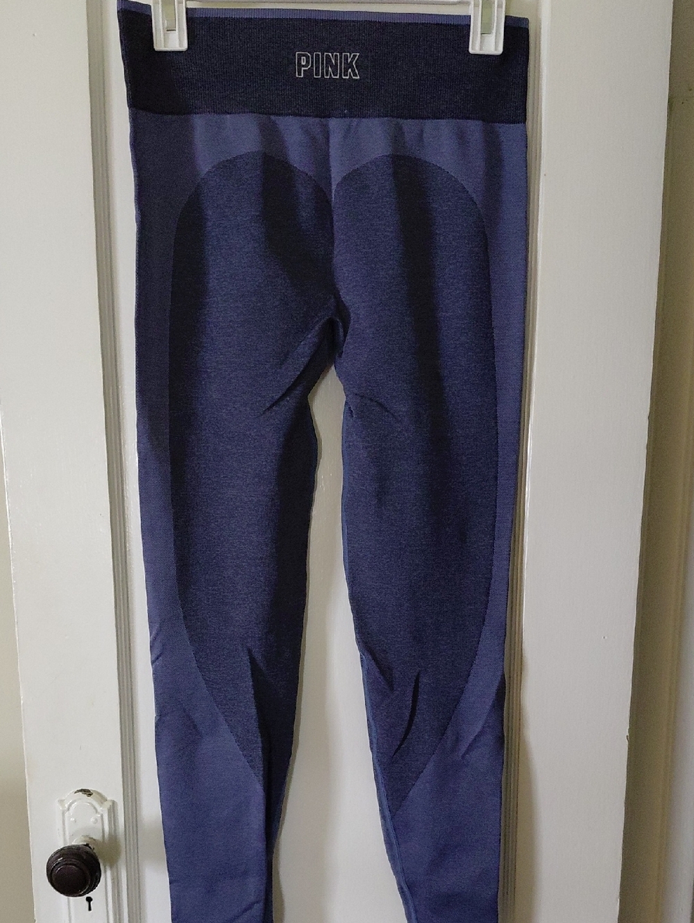 PINK Victoria's Secret Navy and Dark Blue Seamless Leggings